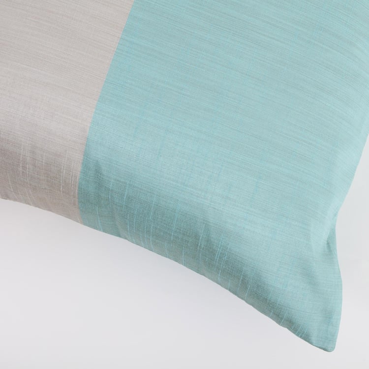 Wesley Set of 2 Colourblock Cushion Covers - 45x45cm