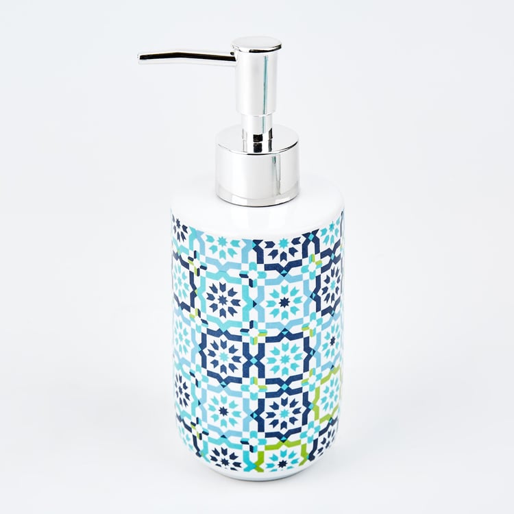 Petrichor Omega 3Pcs Printed Ceramic Bathroom Set