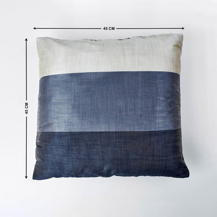 Wesley Set of 2 Colourblock Cushion Covers - 45x45cm