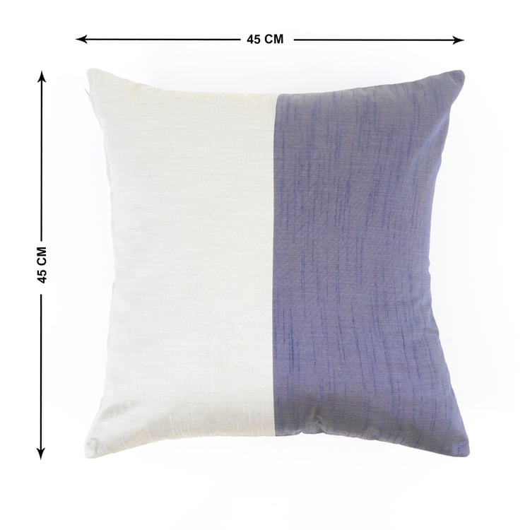 Wesley Set of 2 Colourblock Cushion Covers - 45x45cm