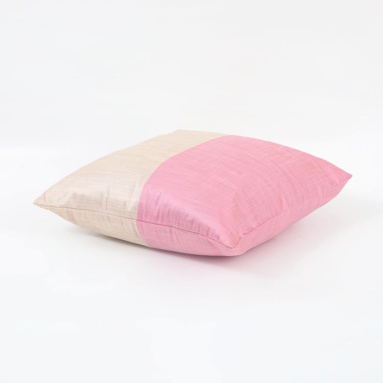 Wesley Set of 2 Colourblock Cushion Covers - 45x45cm