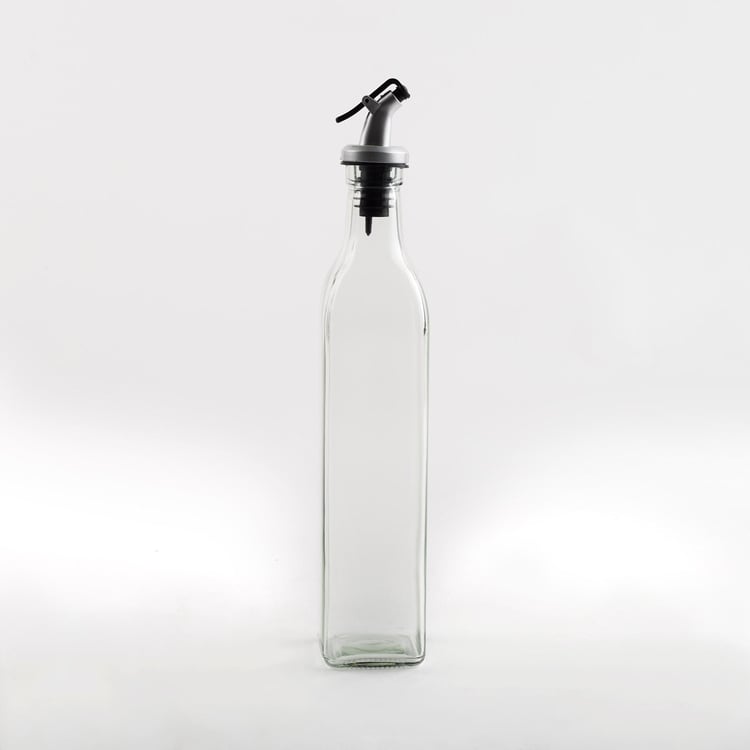 Pacific Blithe Set of 2 Glass Oil Bottles with Stand - 500ml