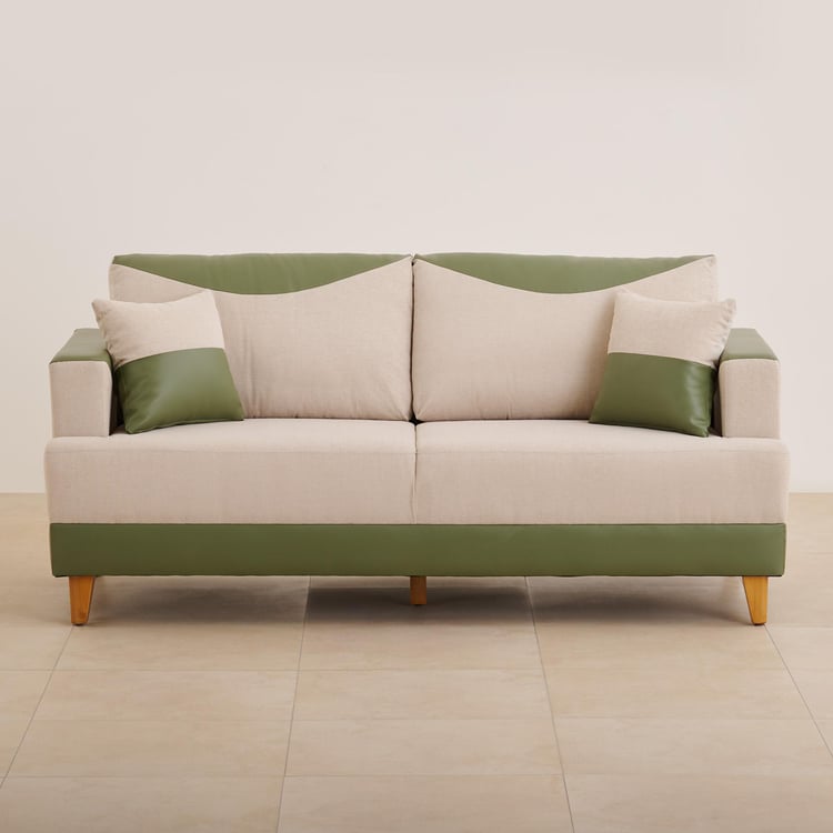 Calvin Fabric 3+1+1 Seater Sofa Set - Beige