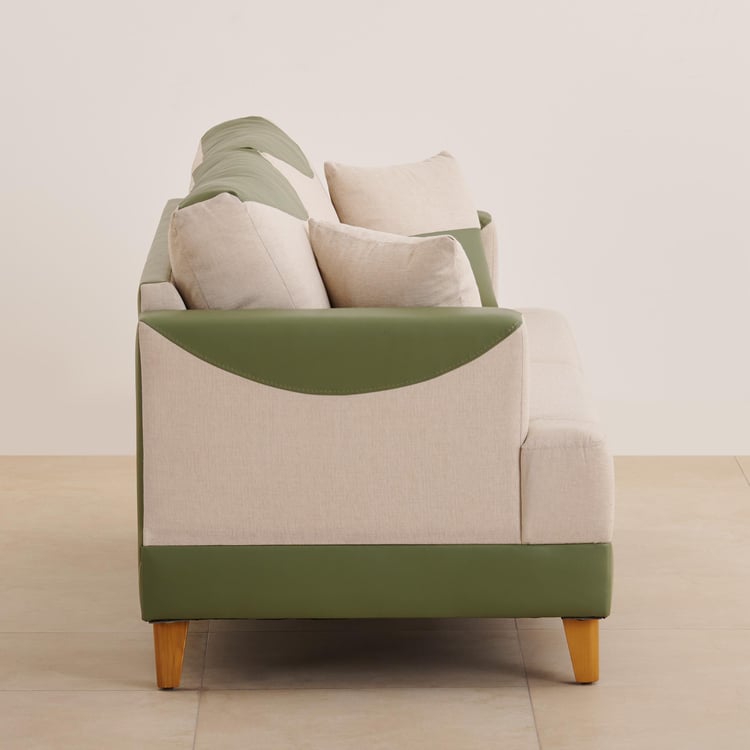 Calvin Fabric 3+1+1 Seater Sofa Set - Beige