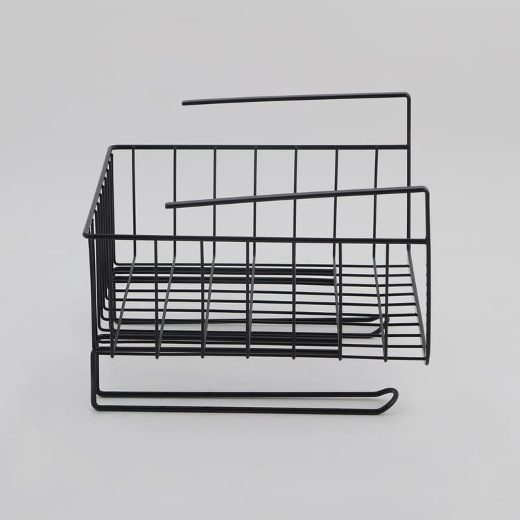 Chef Special Metal Under Shelf Basket with Mug Hooks