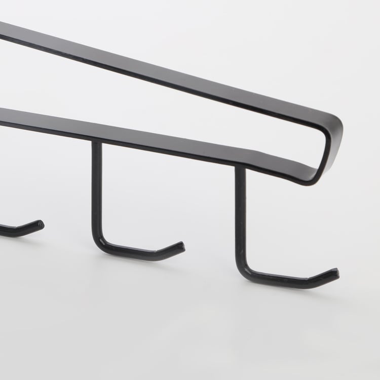 Chef Special Metal Under Shelf 5-Mug Hooks