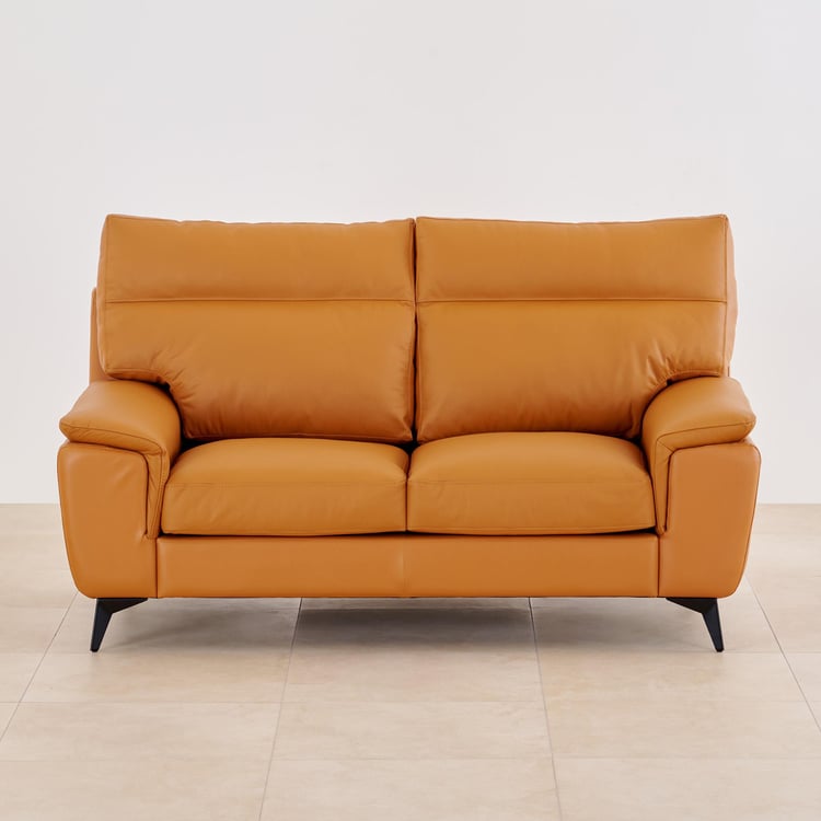 Aprilla NXT Half Leather 2+1 Seater Sofa Set - Tan