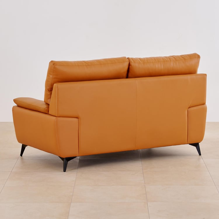 Aprilla NXT Half Leather 2+1 Seater Sofa Set - Tan