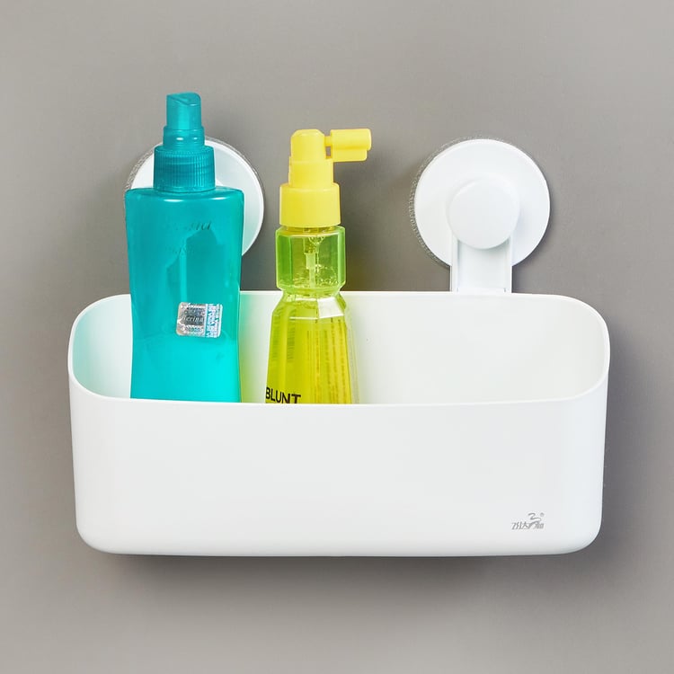 Orion Suction Polypropylene Bath Storage Rack