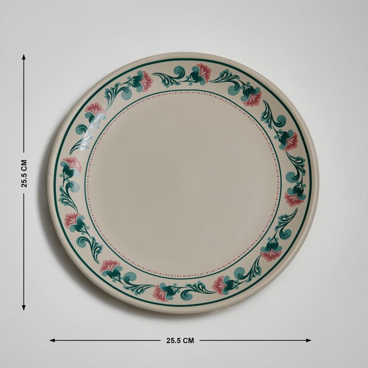 Corsica Mohar Stoneware Printed Dinner Plate - 25.5cm