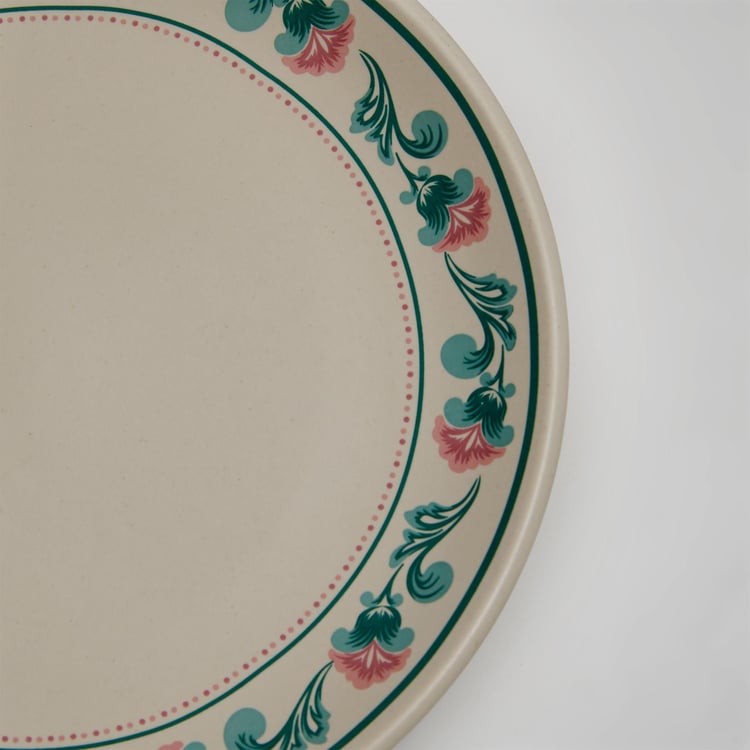 Corsica Mohar Stoneware Printed Dinner Plate - 25.5cm