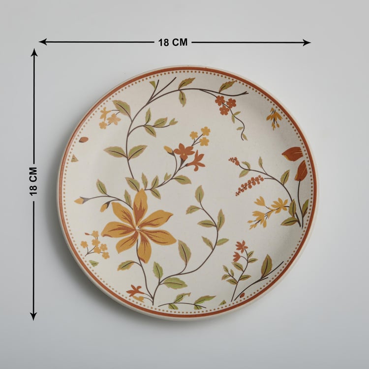 Corsica Mohar Stoneware Printed Side Plate - 18cm