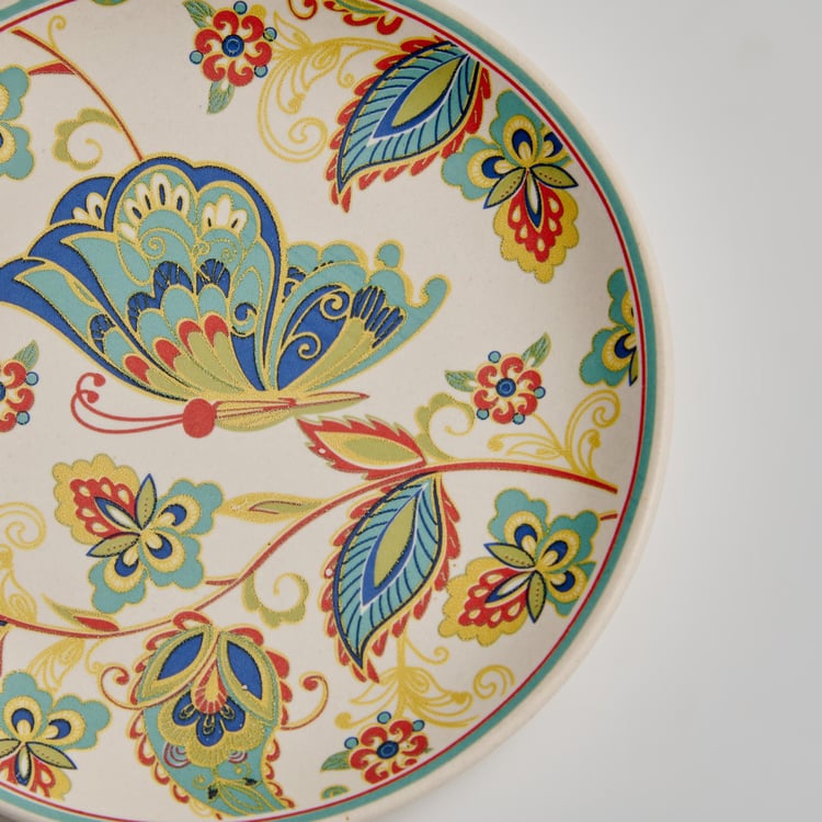 Corsica Mohar Stoneware Printed Side Plate - 18cm