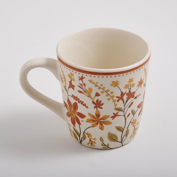 Corsica Mohar Stoneware Printed Coffee Mug - 320ml