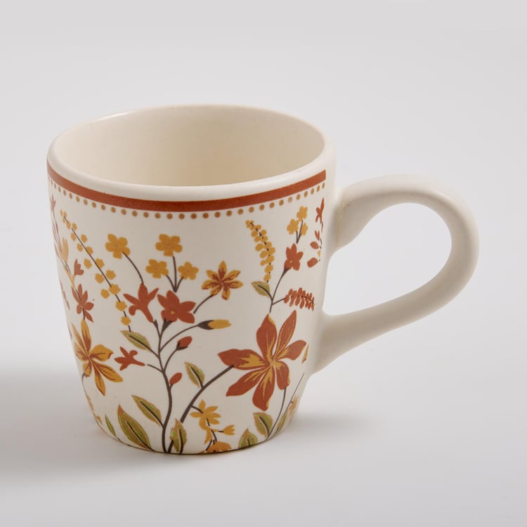 Corsica Mohar Stoneware Printed Coffee Mug - 240ml