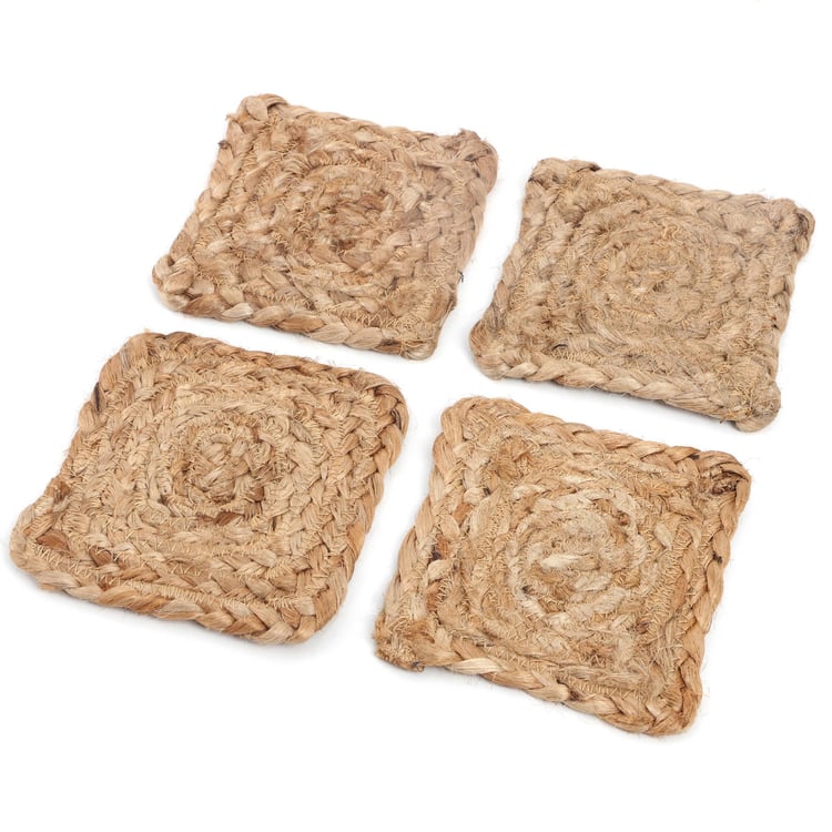 Arena Set of 4 Jute Coasters