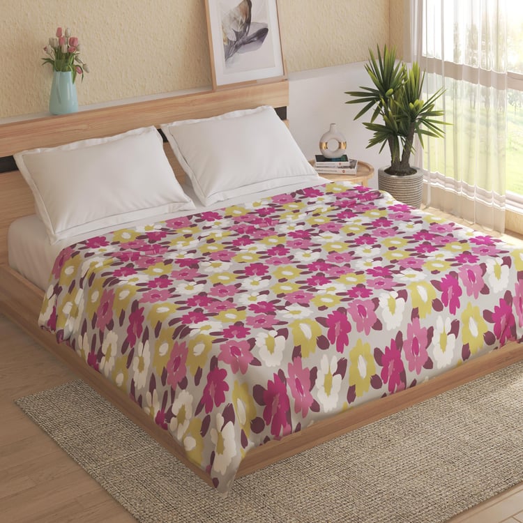 Colour Refresh Cotton Printed Super Soft Double Blanket