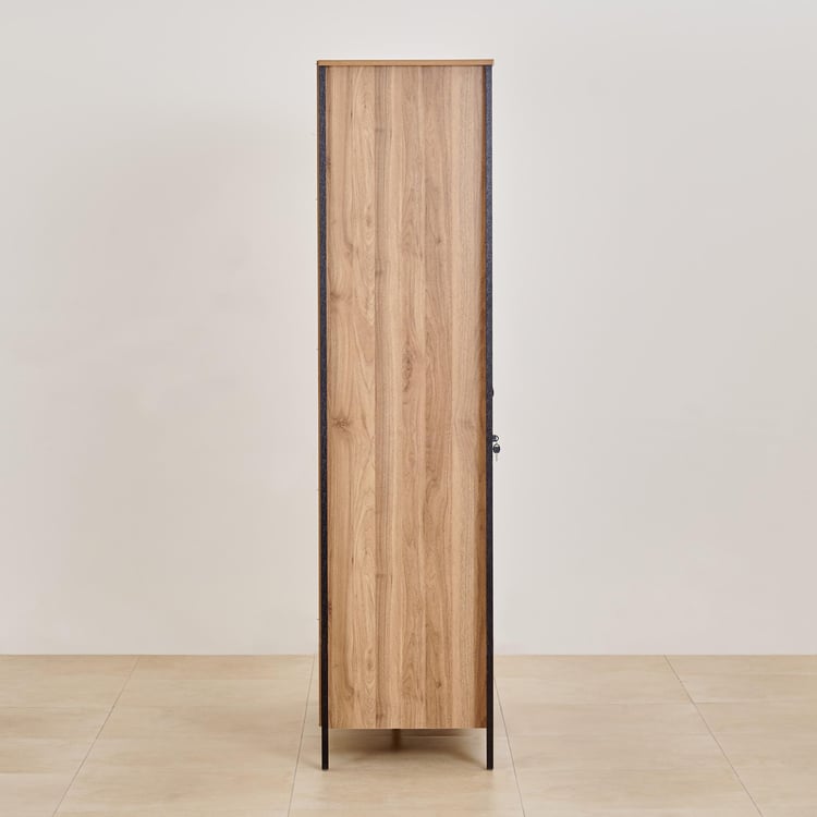 Helios Amberly 3-Door Wardrobe - Brown