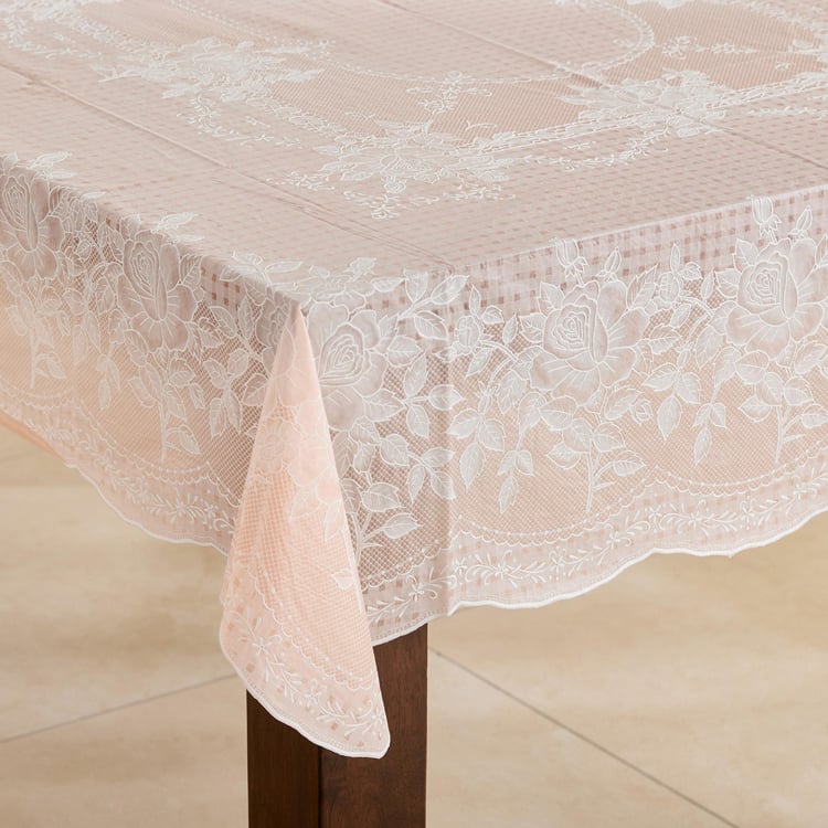 Corsica Bloom Floral PVC 6-Seater Table Cover - 200x130cm