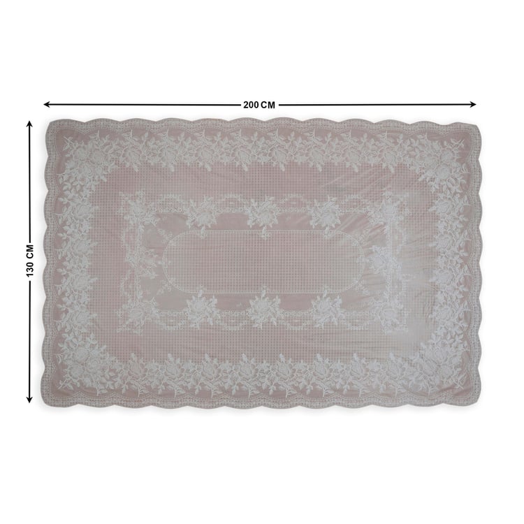 Corsica Bloom Floral PVC 6-Seater Table Cover - 200x130cm