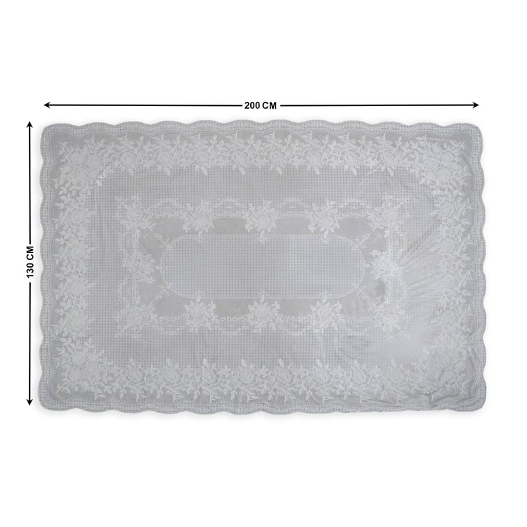 Corsica Bloom Floral PVC 6-Seater Table Cover - 200x130cm