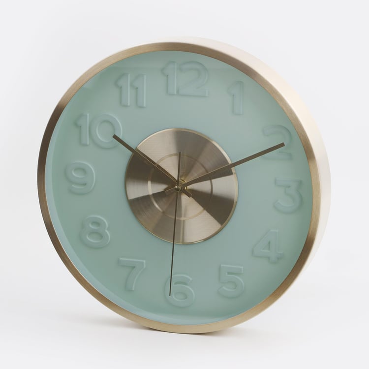 Casablanca Modern Glass Wall Clock - 30cm