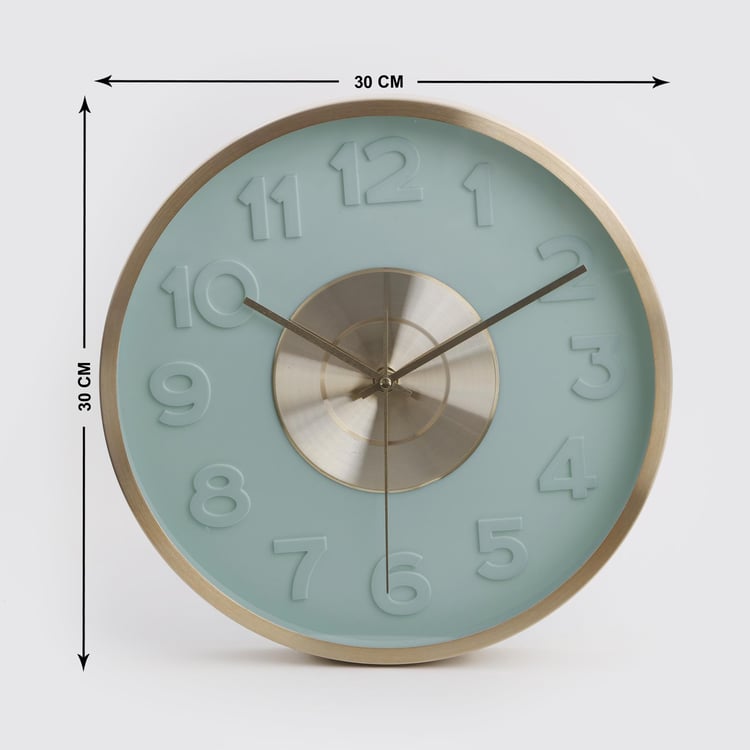 Casablanca Modern Glass Wall Clock - 30cm