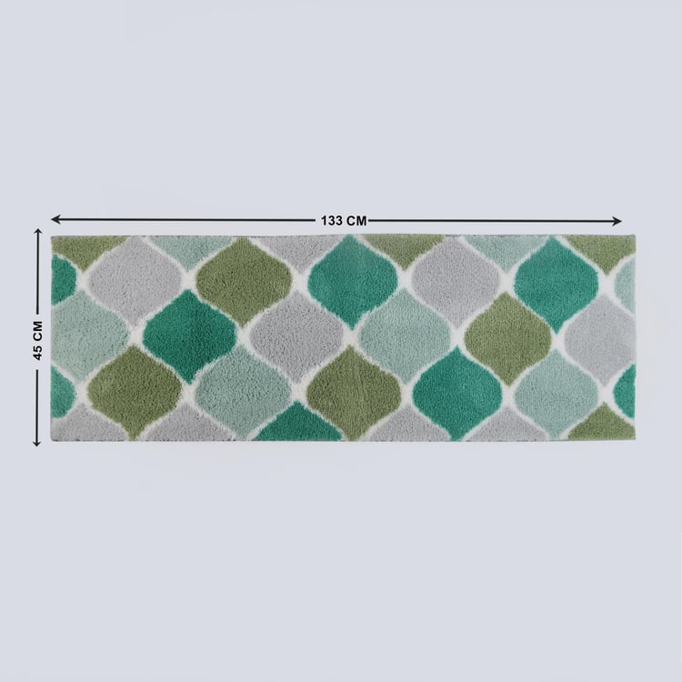 Mekong Printed Anti-Slip Bath Runner - 130x45cm