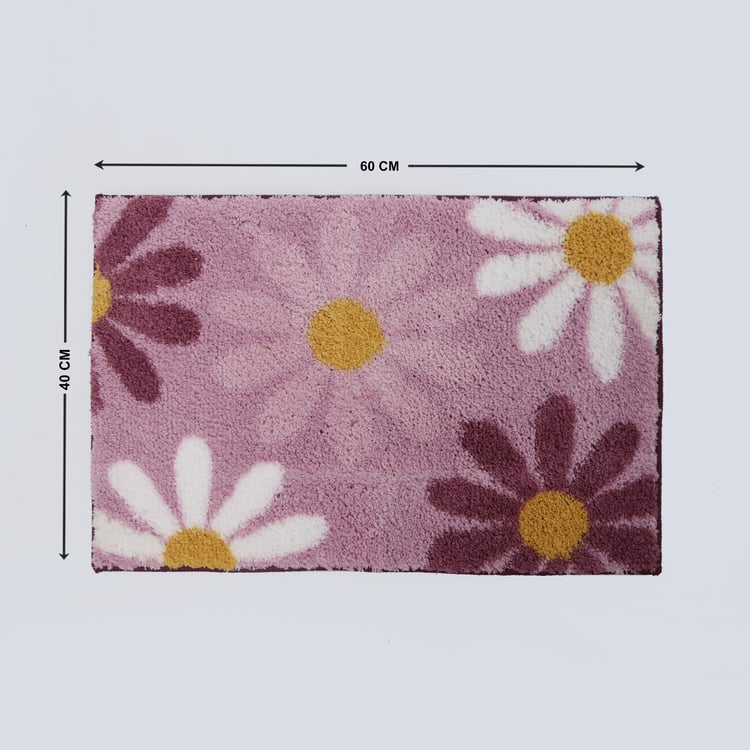 Mekong Printed Anti-Slip Bath Mat - 60x40cm