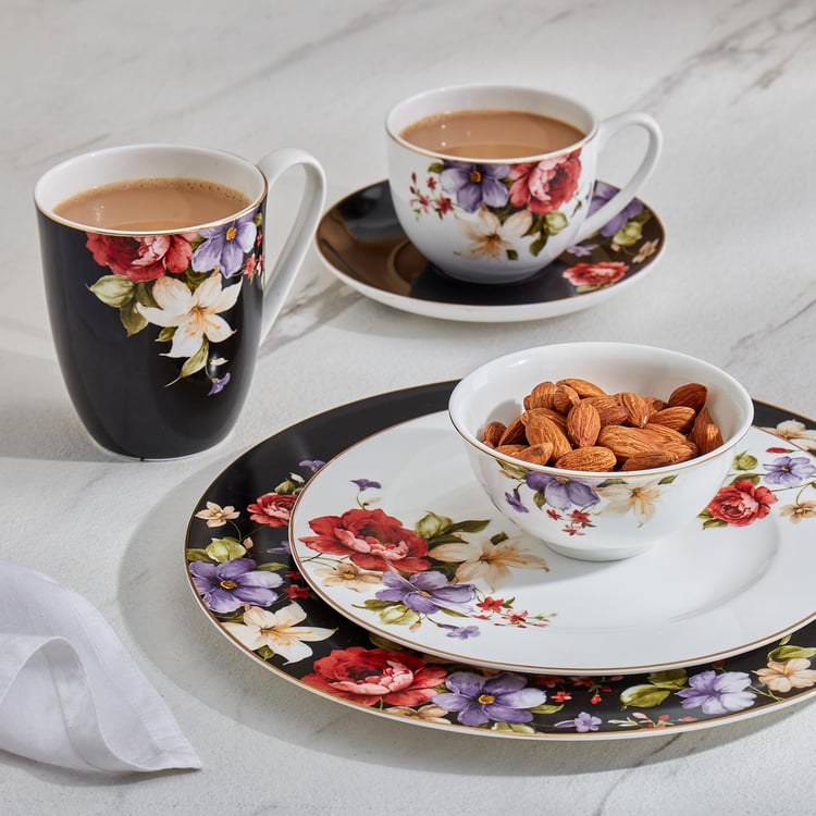 Signature Series Bone China Printed Cup and Saucer - 240ml