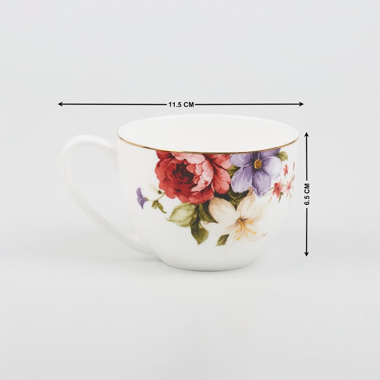 Signature Series Bone China Printed Cup and Saucer - 240ml