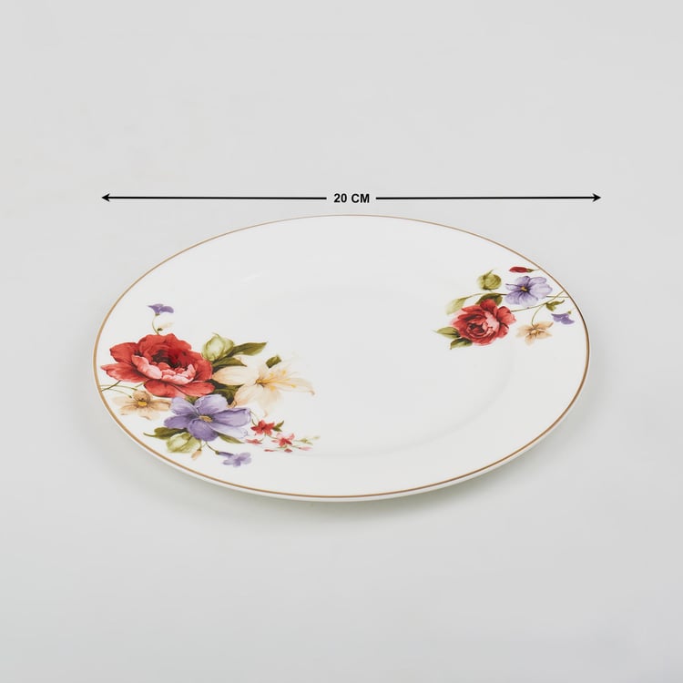 Signature Series Bone China Printed Side Plate - 20cm