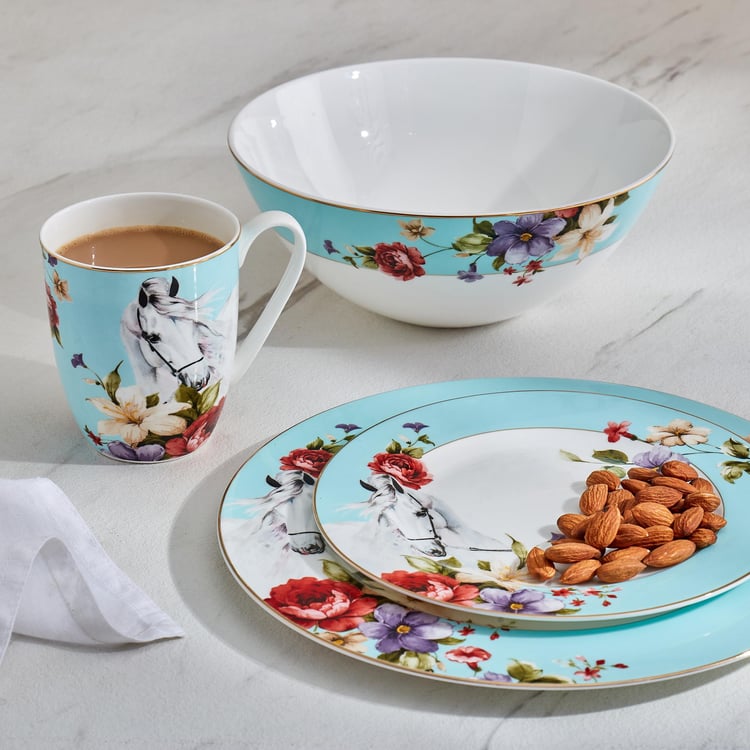 Signature Series Bone China Printed Dinner Plate - 26.5cm