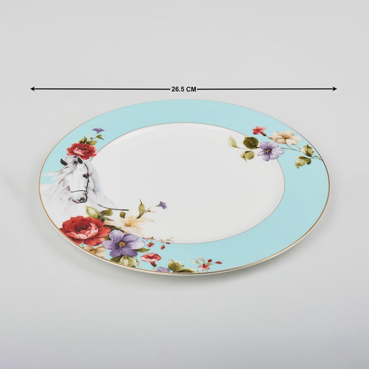 Signature Series Bone China Printed Dinner Plate - 26.5cm