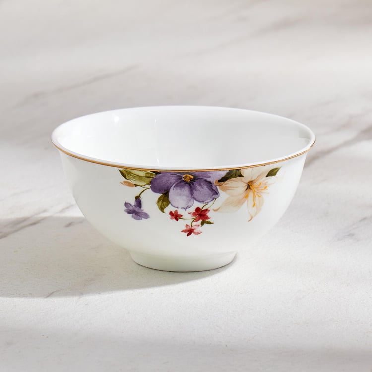 Signature Series Bone China Printed Katori Bowl - 350ml