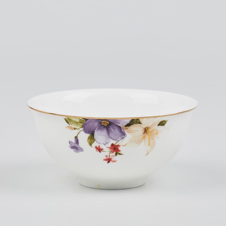 Signature Series Bone China Printed Katori Bowl - 350ml