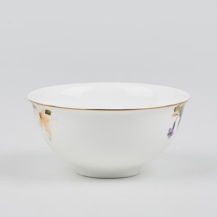 Signature Series Bone China Printed Katori Bowl - 350ml