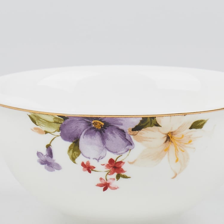 Signature Series Bone China Printed Katori Bowl - 350ml