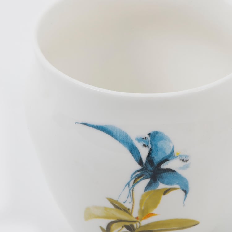 Mandarin Botanica Set of 3 Bone China Kulhad Cups - 240ml