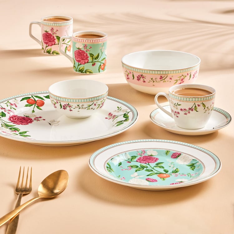 Hoovu Bone China Printed Katori - 240ml