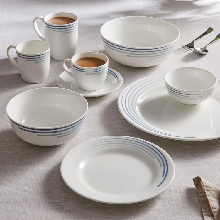 Lucas Bone China Printed Dinner Plate - 26.8cm