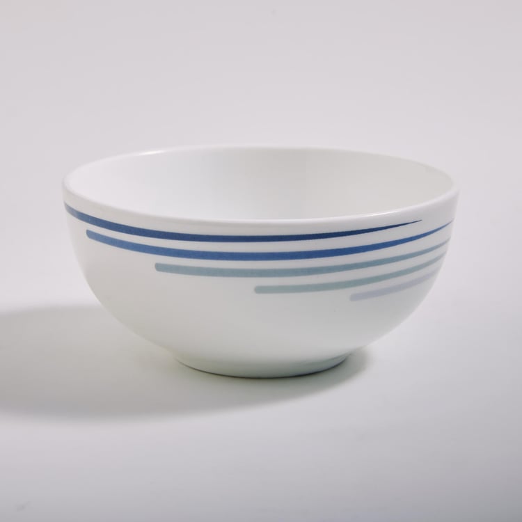 Lucas Bone China Printed Snack Bowl - 240ml