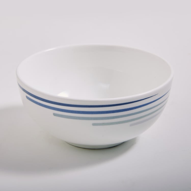 Lucas Bone China Printed Snack Bowl - 240ml