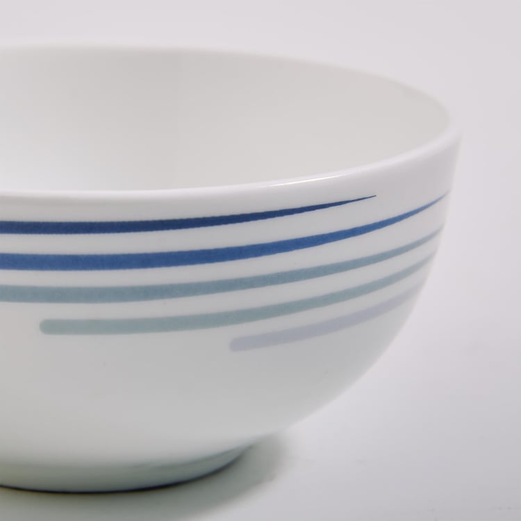 Lucas Bone China Printed Snack Bowl - 240ml