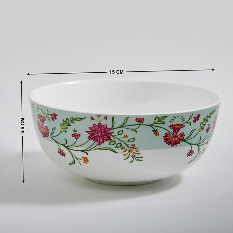 Lucas Bone China Printed Cereal Bowl - 600ml