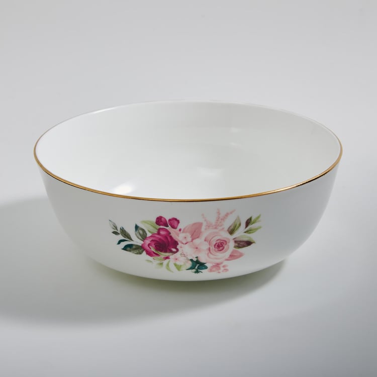 Buy Lucas Roohi Bone China Printed Serving Bowl - 1.2L from Home Centre ...