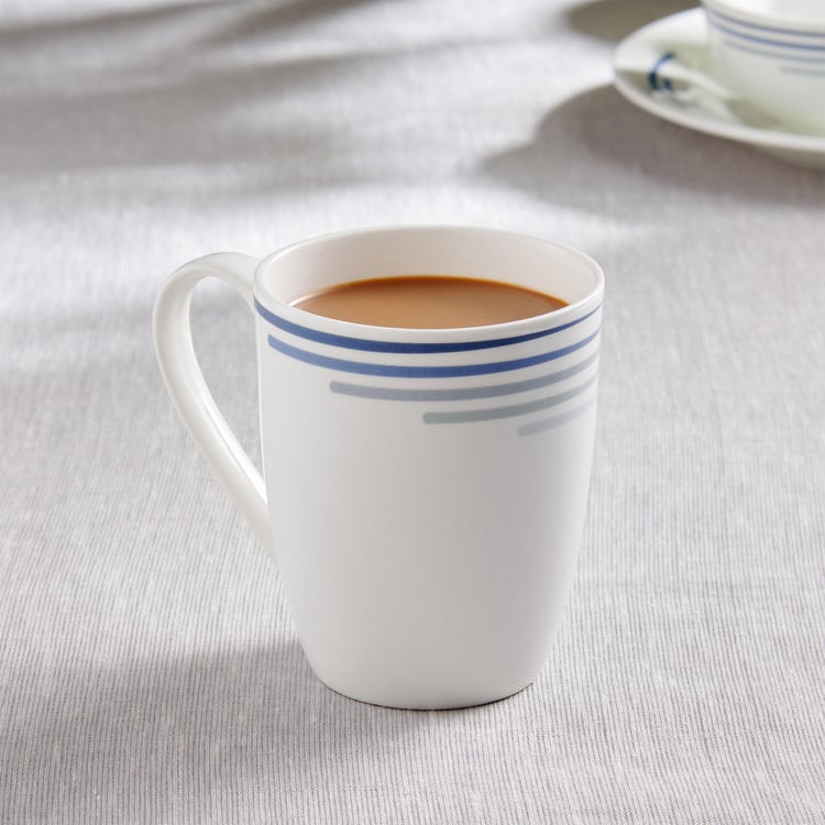 Lucas Bone China Printed Big Coffee Mug - 340ml