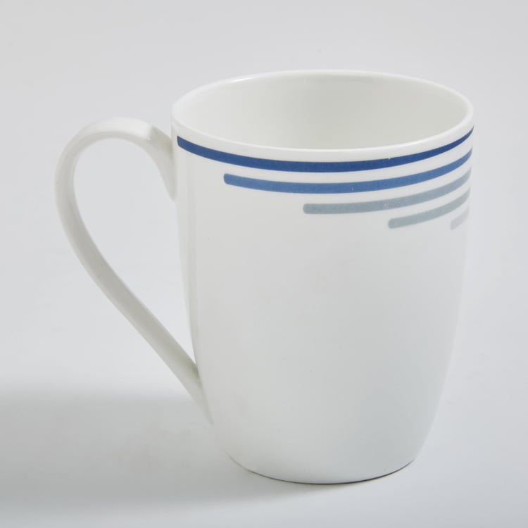 Lucas Bone China Printed Big Coffee Mug - 340ml