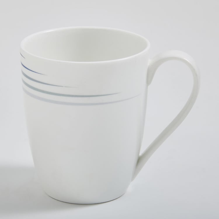 Lucas Bone China Printed Big Coffee Mug - 340ml