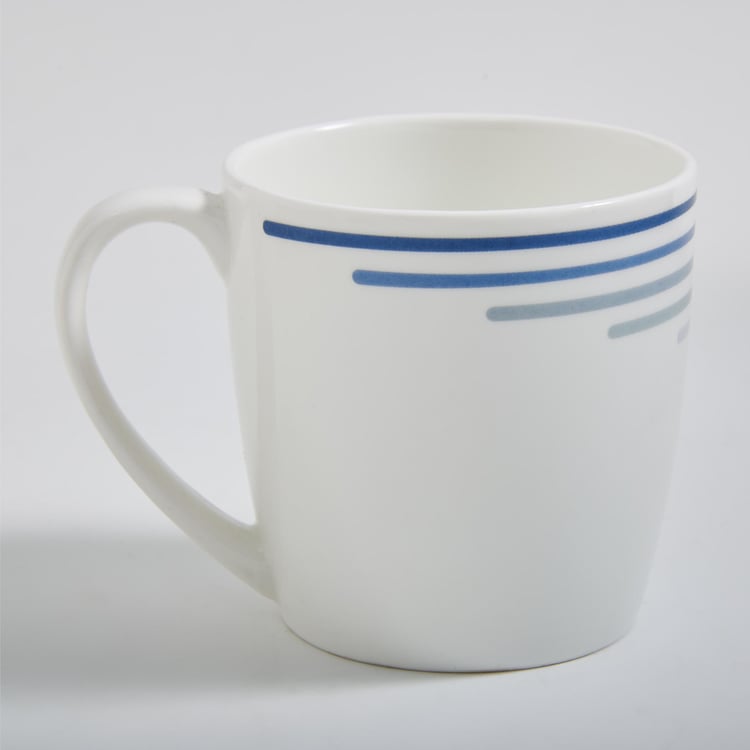 Lucas Bone China Printed Small Coffee Mug - 240ml